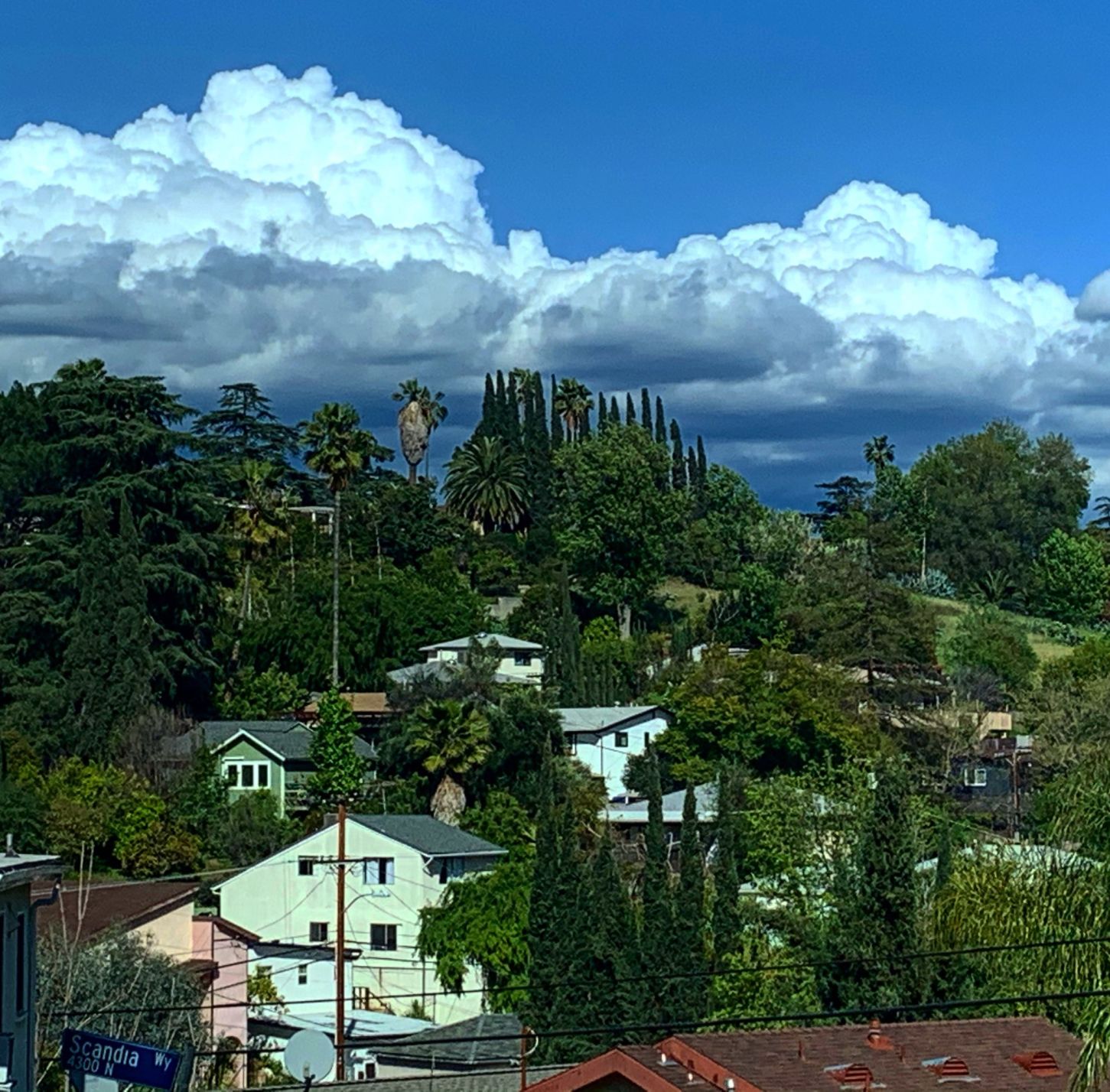 Clouds over Glassell Park